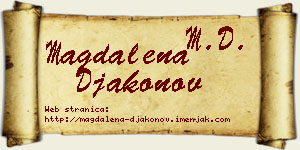 Magdalena Đakonov vizit kartica